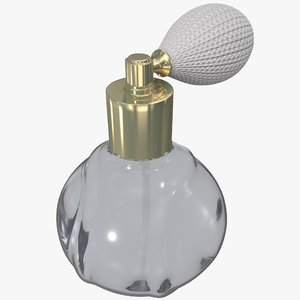 pump perfume bottle 3d 3ds