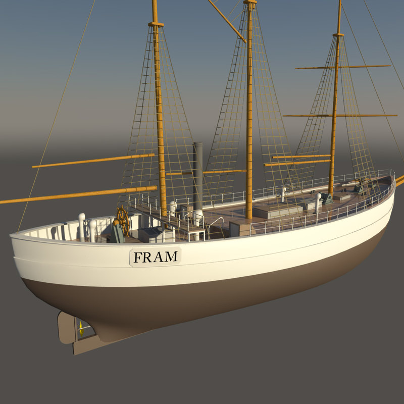 fram ship 3d max