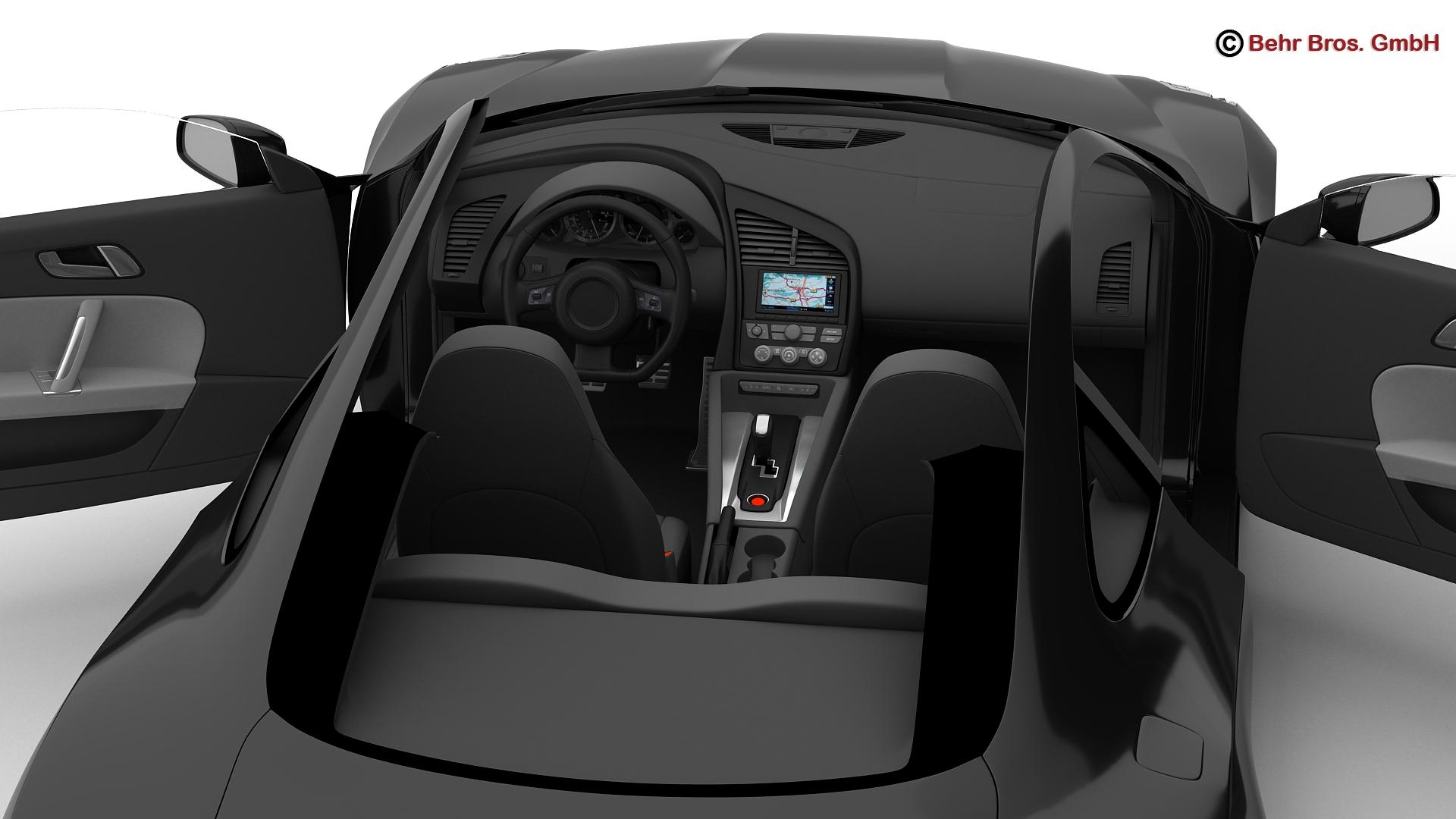 generic sports car 3d model