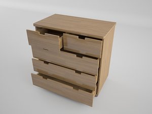 3d model chest drawers