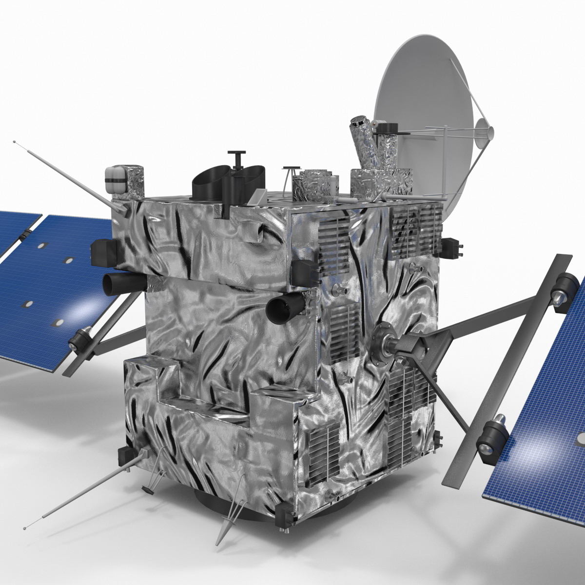rosetta spacecraft probe 3d model