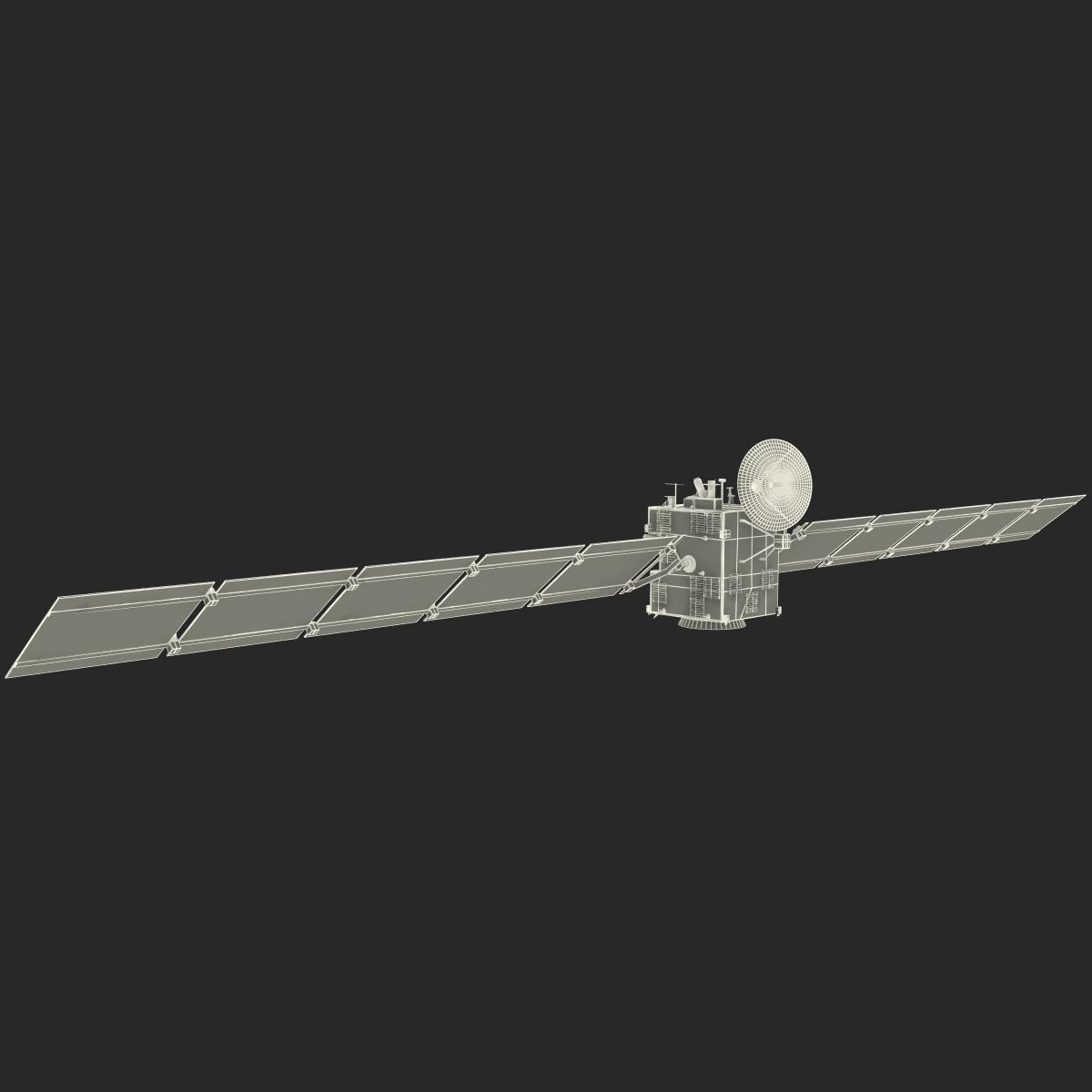 rosetta spacecraft probe 3d model