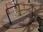 3d playground slide seesaw model