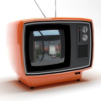 free c4d model retro tv