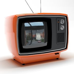 free c4d model retro tv