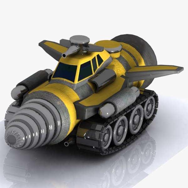 armoured drill vehicle 3d 3ds