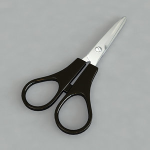 3d model scissors modelled