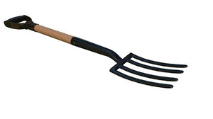 garden fork graip 3d max