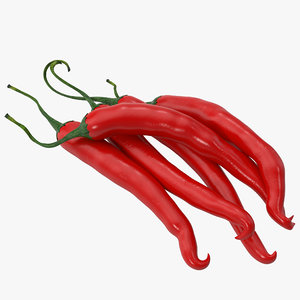 chili pepper 3d model