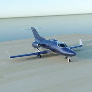 honda jet 3d model