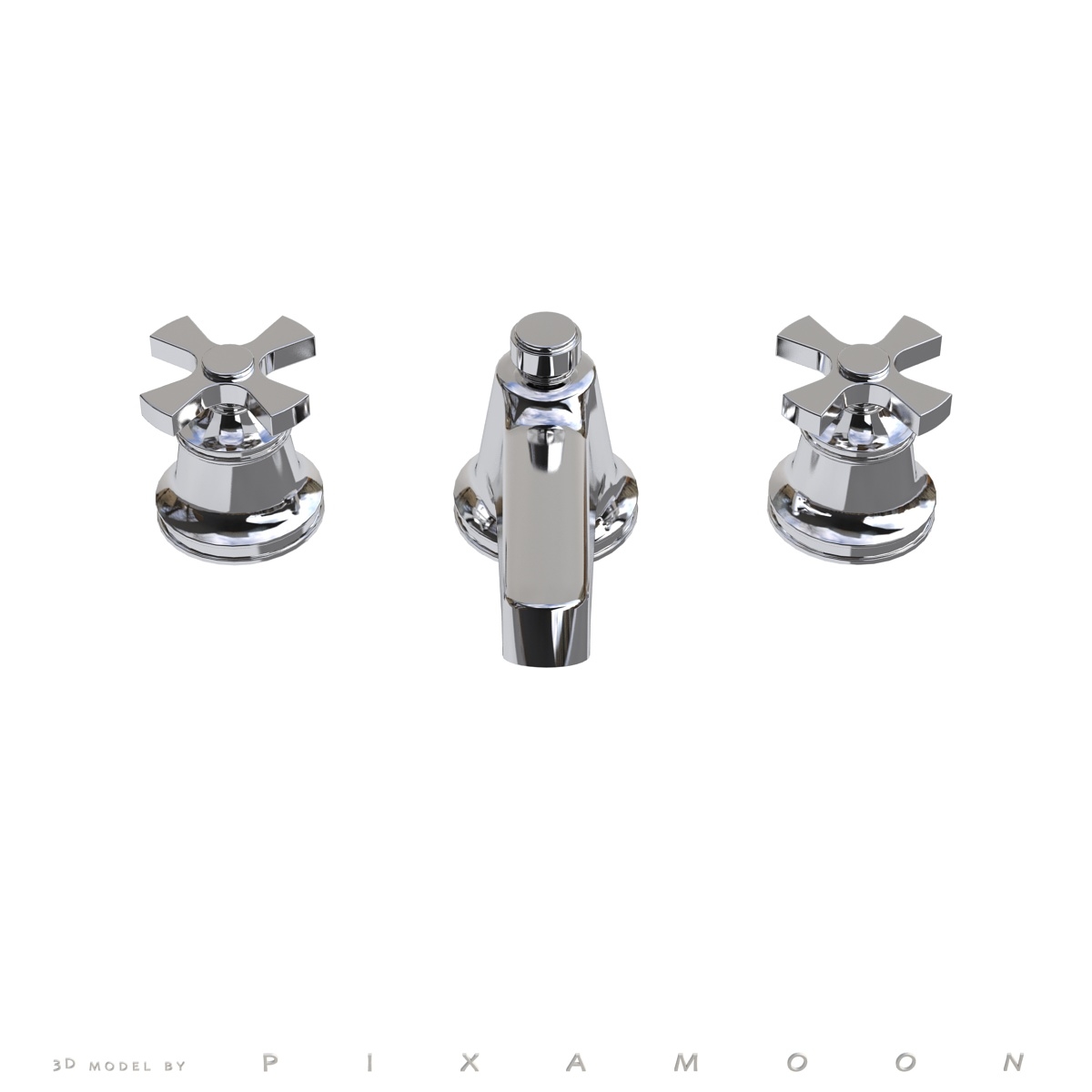 waterworks transit faucet cross obj