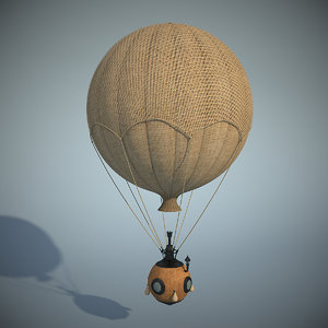 3ds balloon steampunk