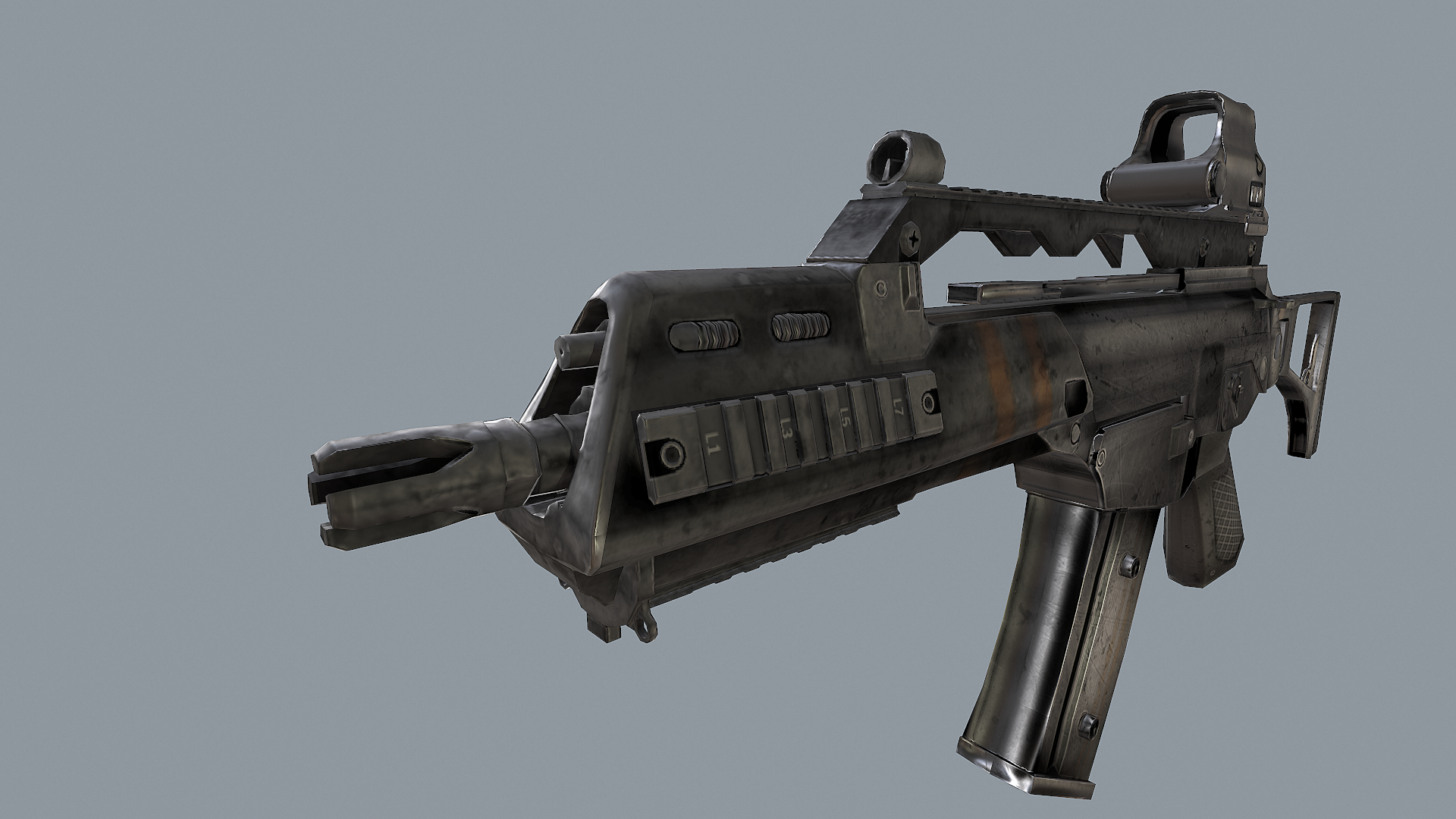 Rifle Crosshair Gun 3d Ma