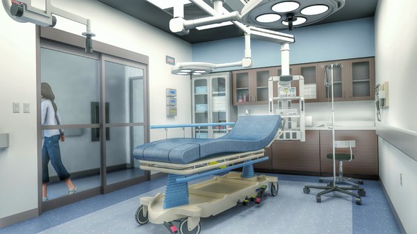 medical rooms 3d model