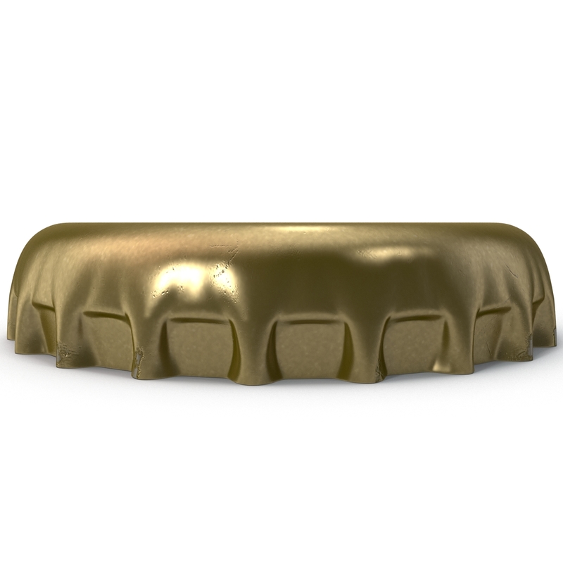 crown cork bottle cap 3d model