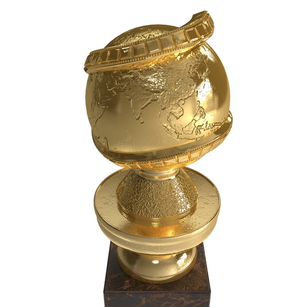 golden globe trophy 3d 3ds