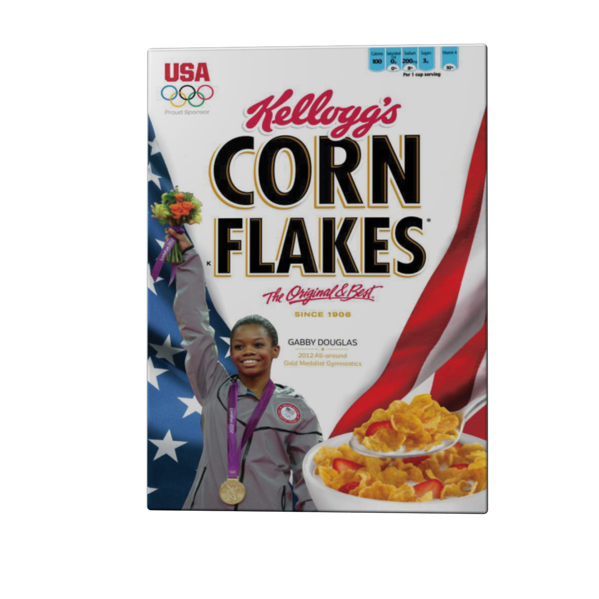 corn flakes 3d model