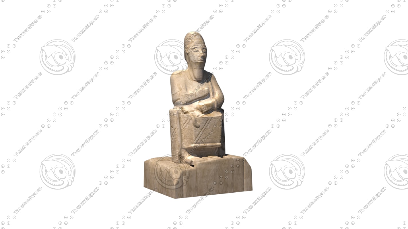3d statue idrimi