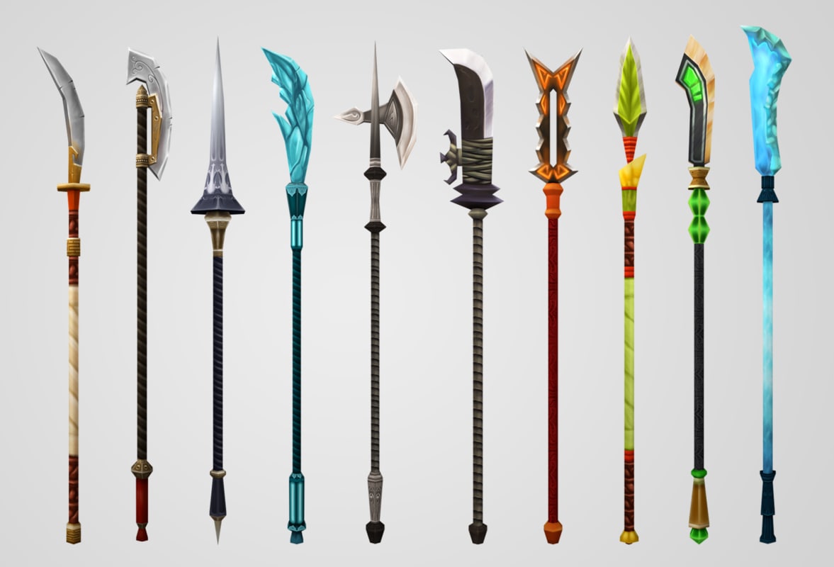 Different weapons