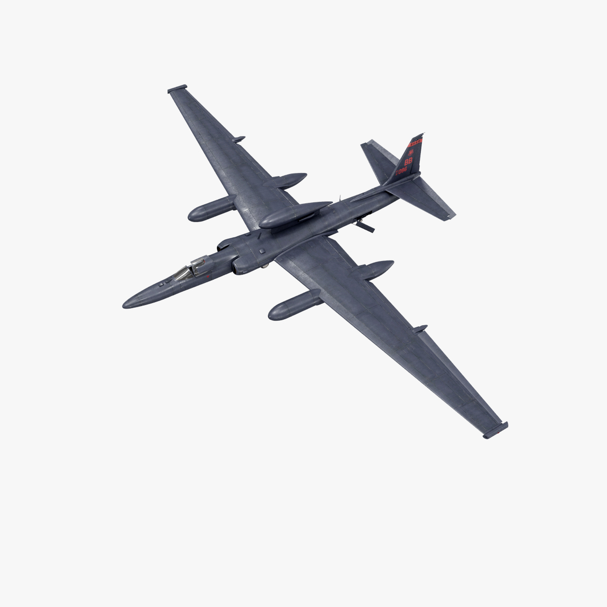 3d reconnaissance aircraft lockheed u2 model