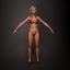 woman female human 3d model