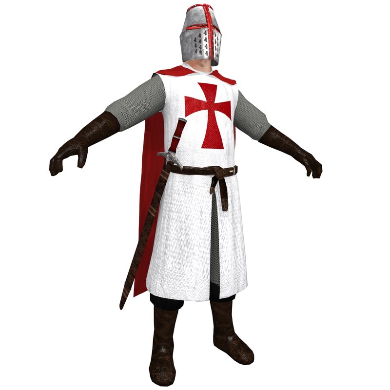 medieval templar 3d max