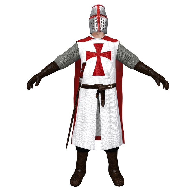 medieval templar 3d max