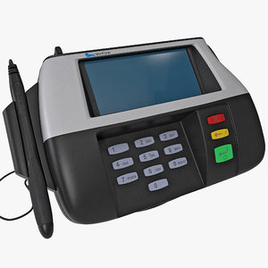 3d credit card terminal verifone model