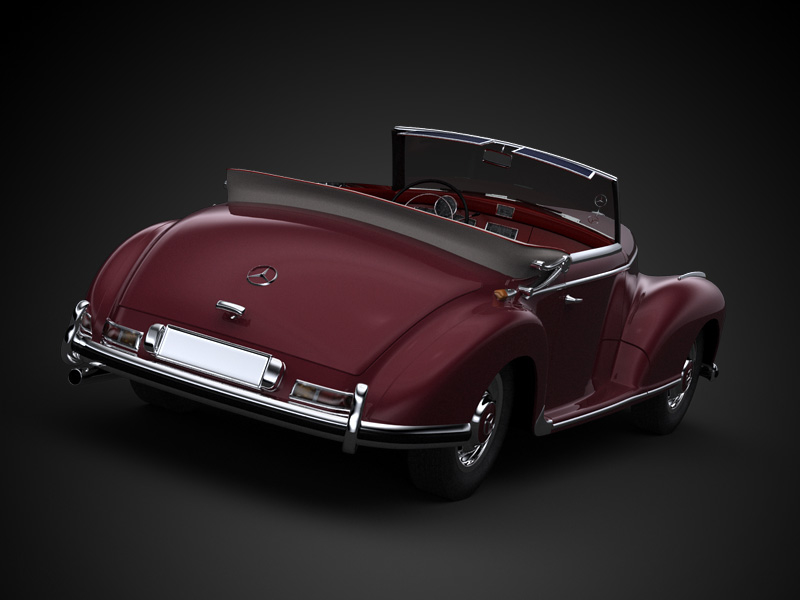 梅赛德斯奔驰300s3d模型