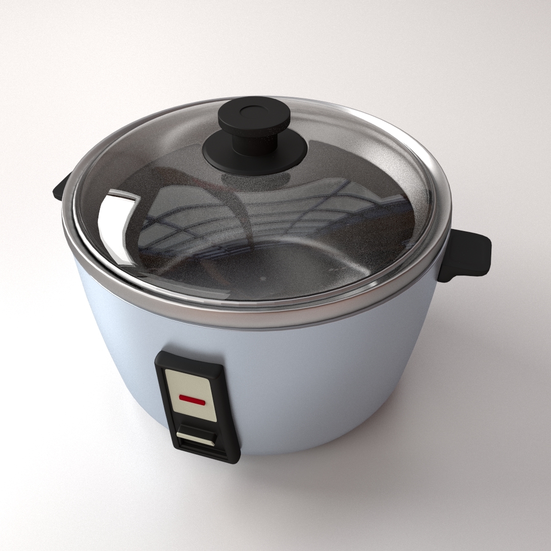3d model rice cooker