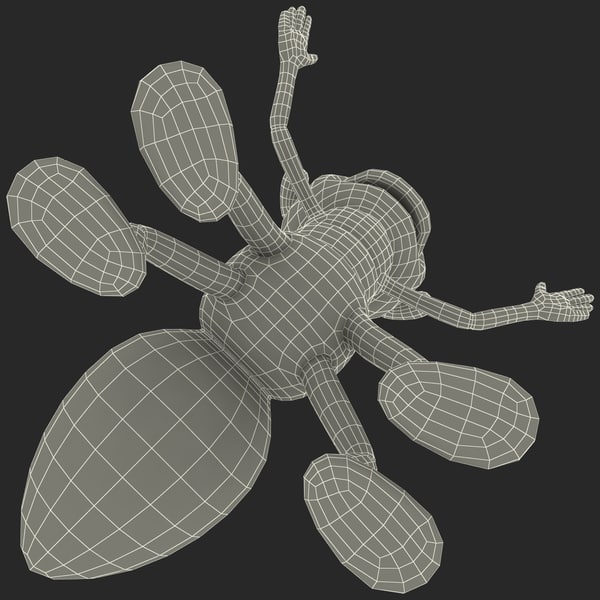 ant cartoon 3d model