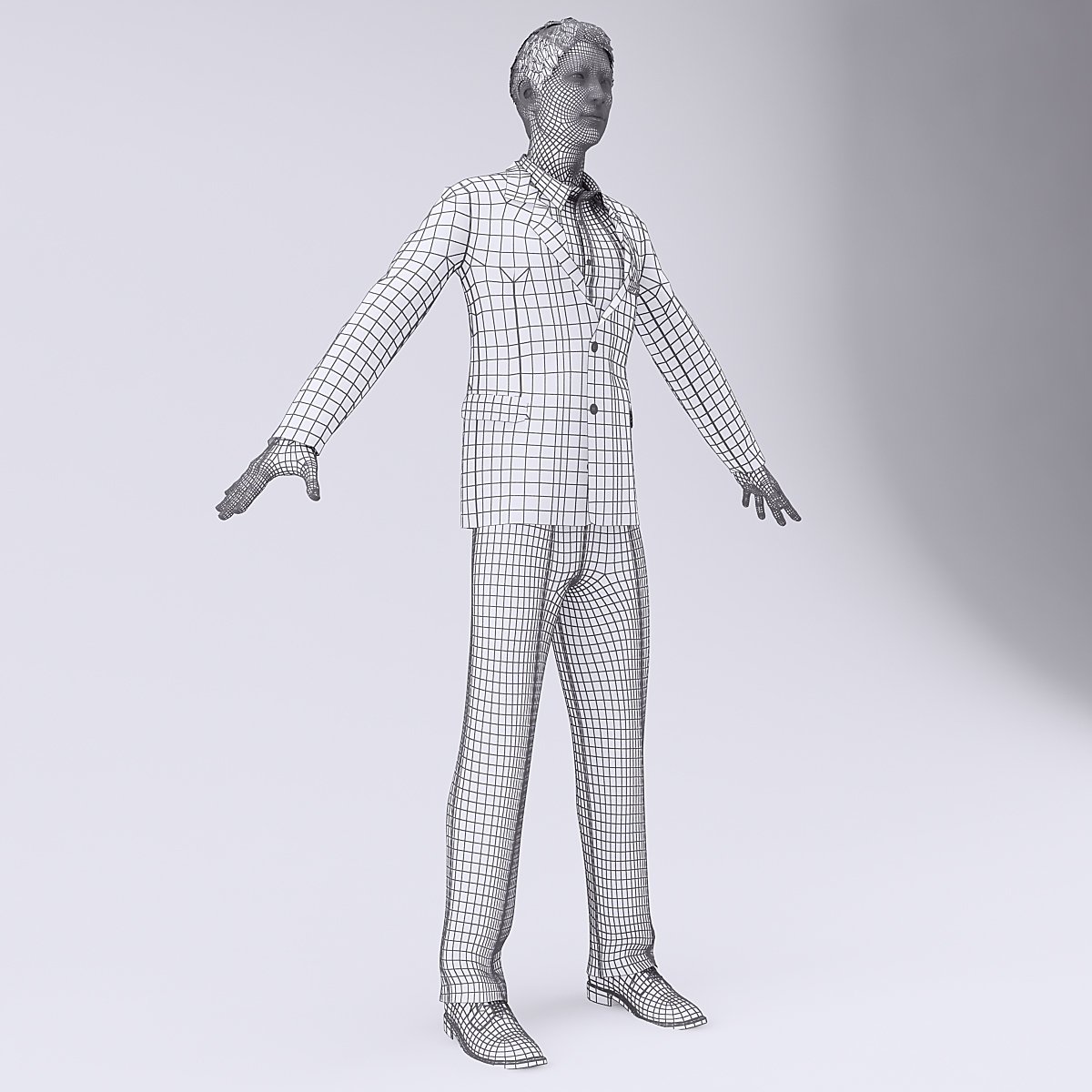 3d showroom mannequin male 04 model