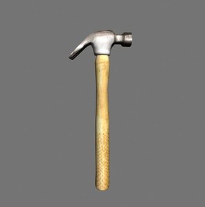 3d model claw hammer