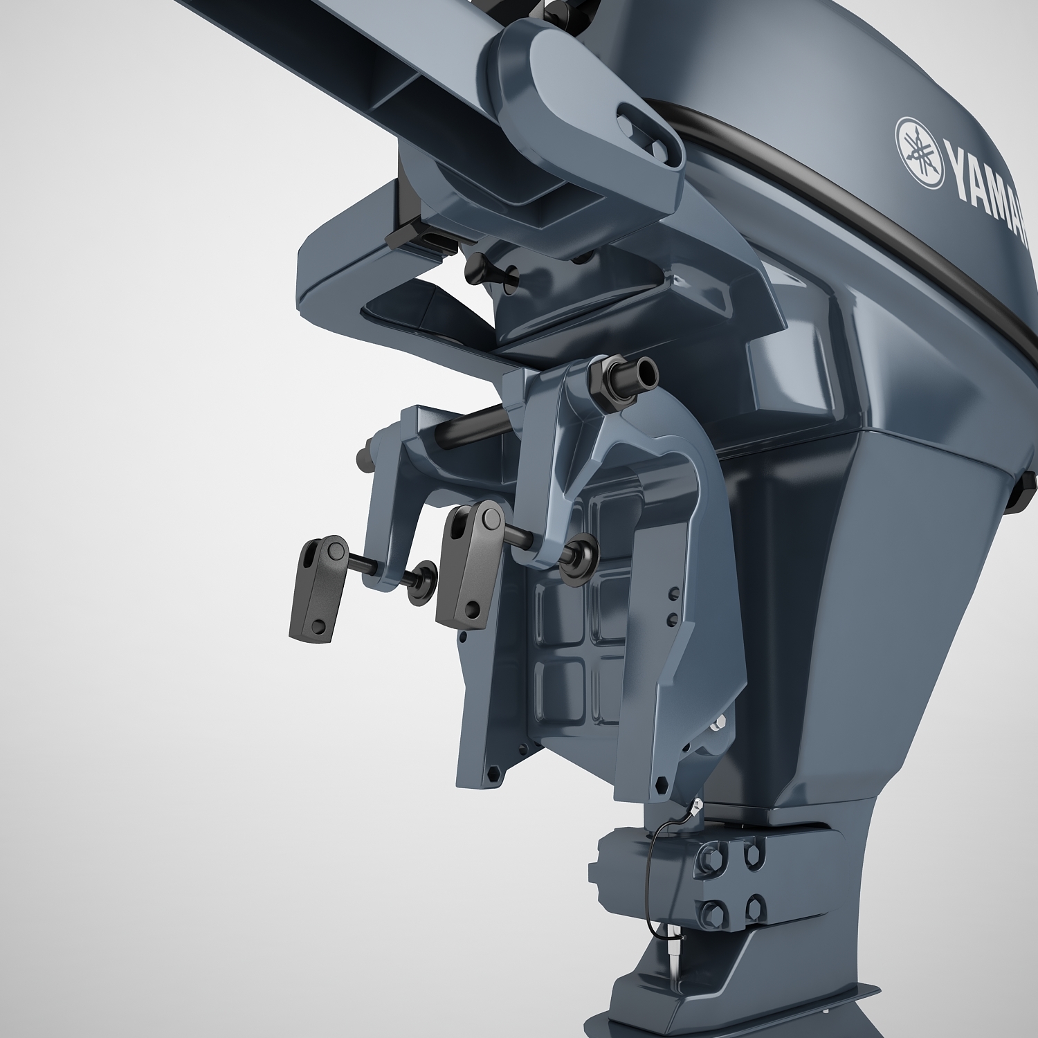 3d yamaha outboard engine model