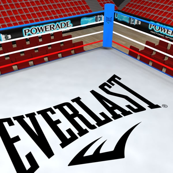 boxing arena 3d model
