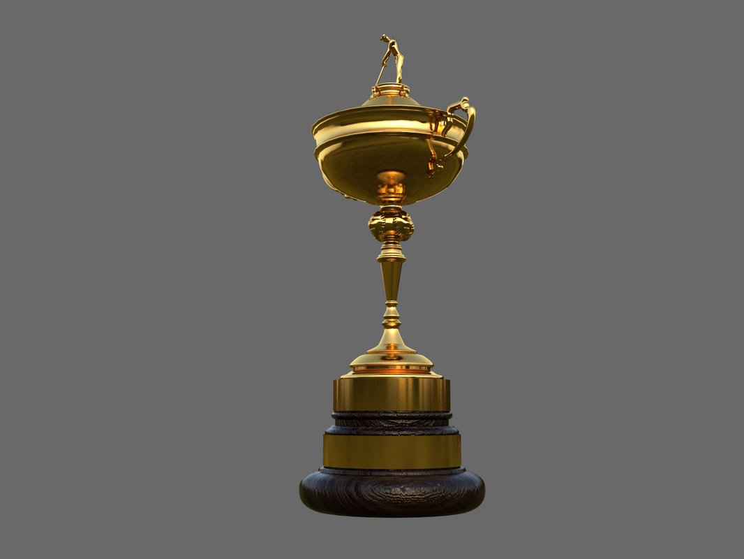 ryder cup trophy 3d model