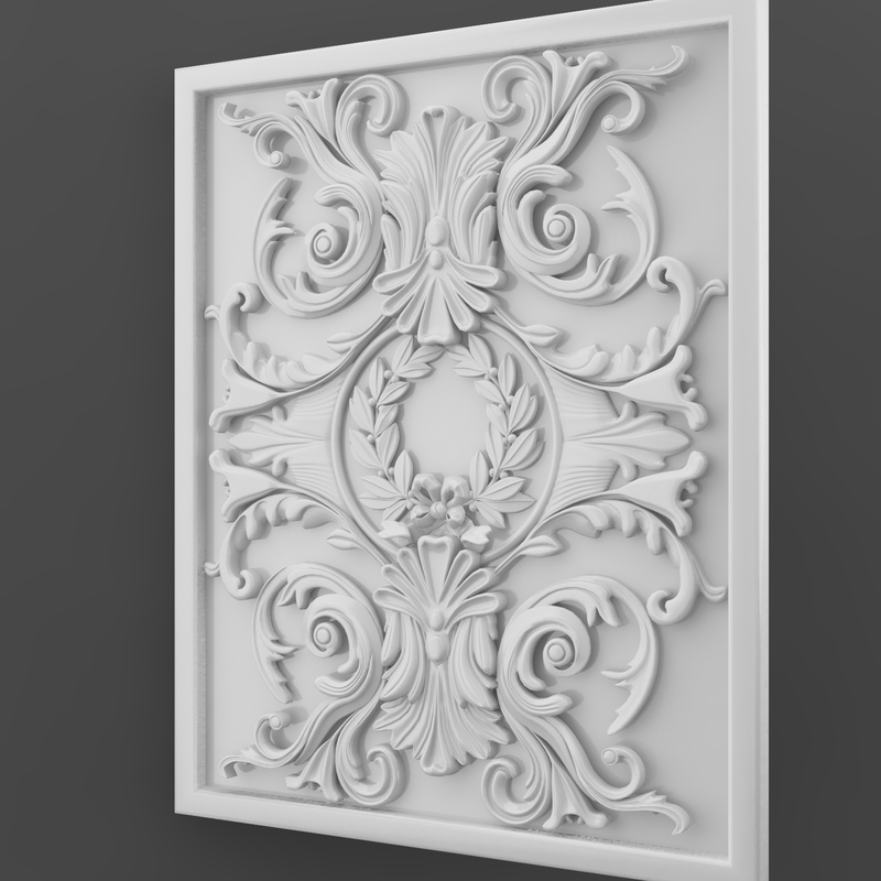 panel 3d obj