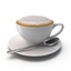 cup cappuccino 3d model
