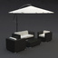 3d furniture synthetic rattan
