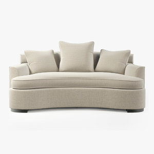 3d model bolier modern luxury sofa