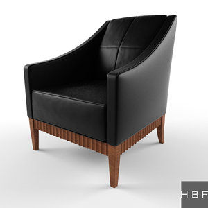 hbf charlie lounge seating 3d max