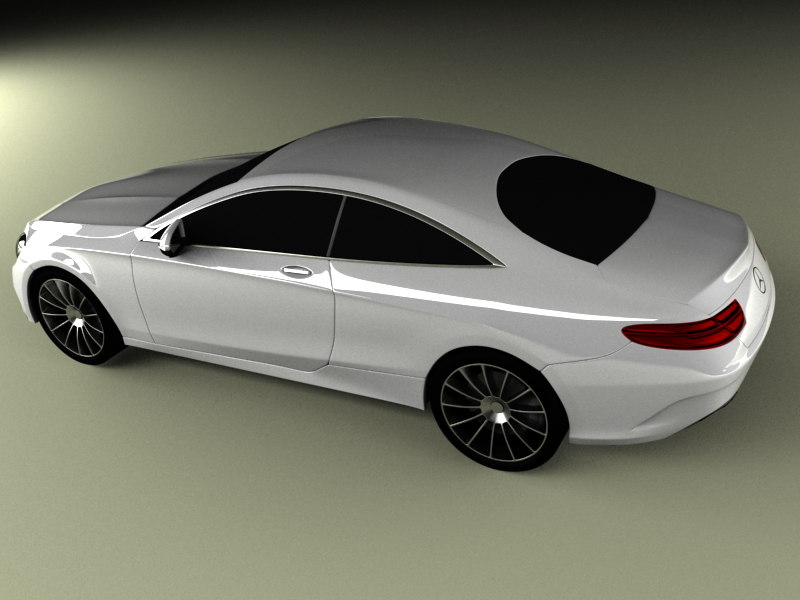 mercedes benz s class 3d model