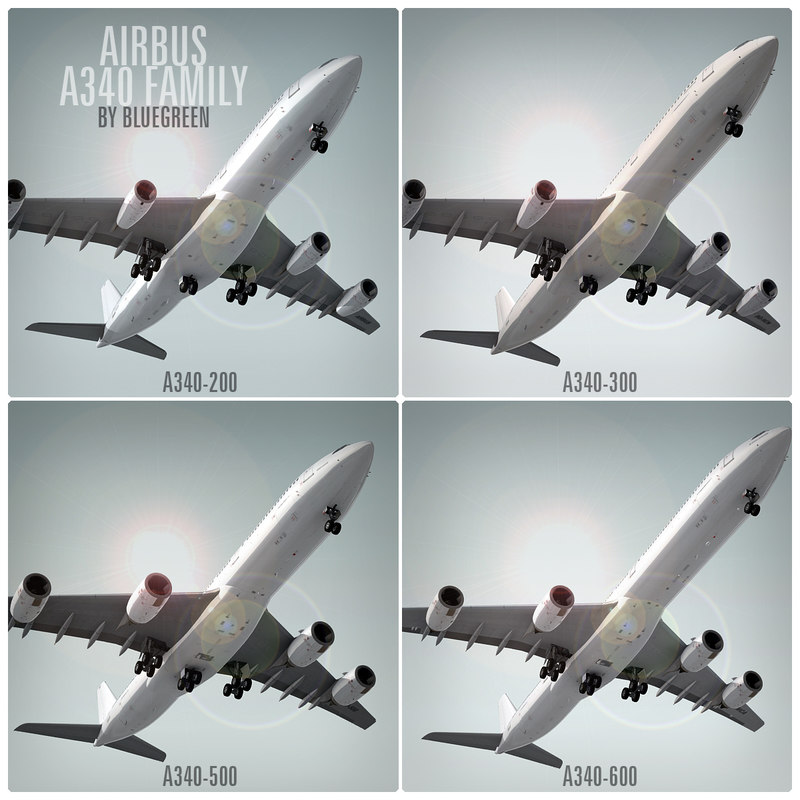 airbus a340 family 3ds