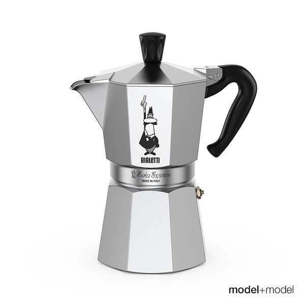 modelo 3d Bialetti Moka Express - TurboSquid 810993