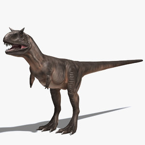 3ds max carnotaurus dinosaur cretaceous