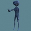 3d ufo alien model