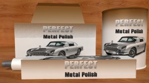 metal polish 3d model