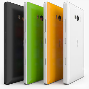 3d model nokia lumia 930 colors