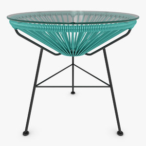 3d model realistic acapulco table