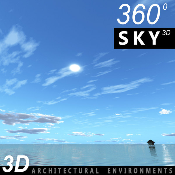 sky clouds 3d 3ds